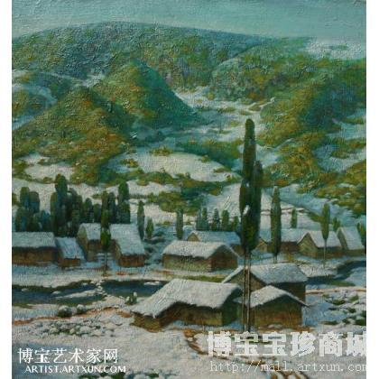 赵维魁 《雪晨》 类别: 风景油画